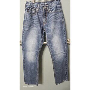 Old Navy Mens Straight Leg Jeans Dark Wash Denim 30x30